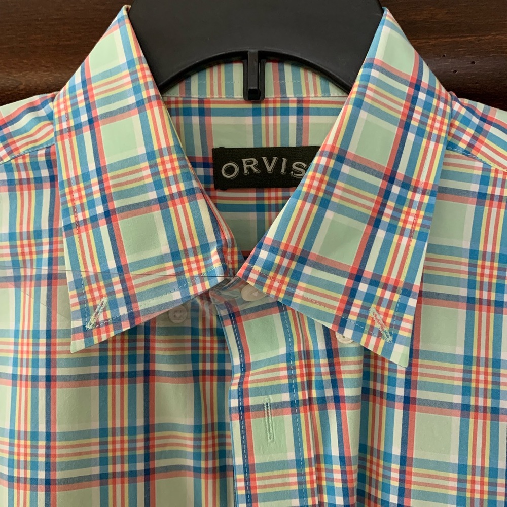 Orvis Multicolor Plaid Men's Shirt